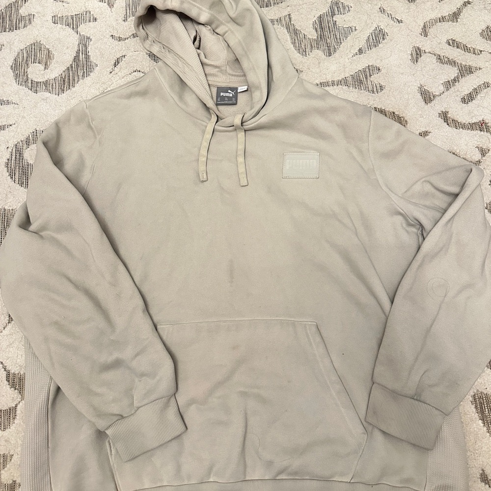 Puma Men's Light Tan Hoodie